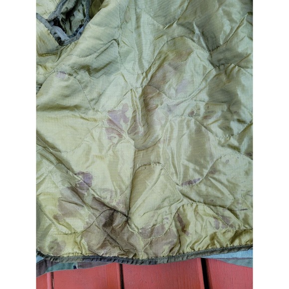 Vintage LAKEVIEW SPORTSWEAR Military CAMO Field Jacket Men's XL Insulated - Picture 16 of 16